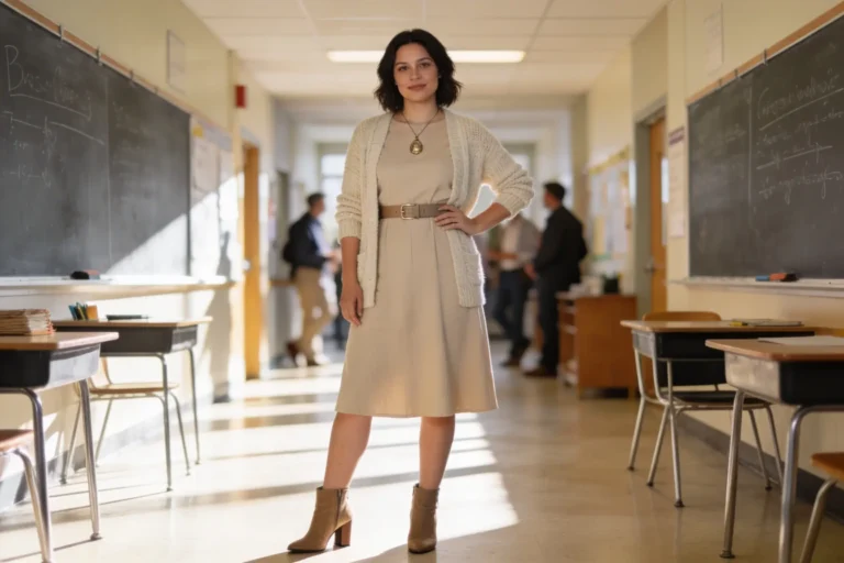 8 Midsize Teacher Outfits That Are Flattering and Comfortable You’Ll Love