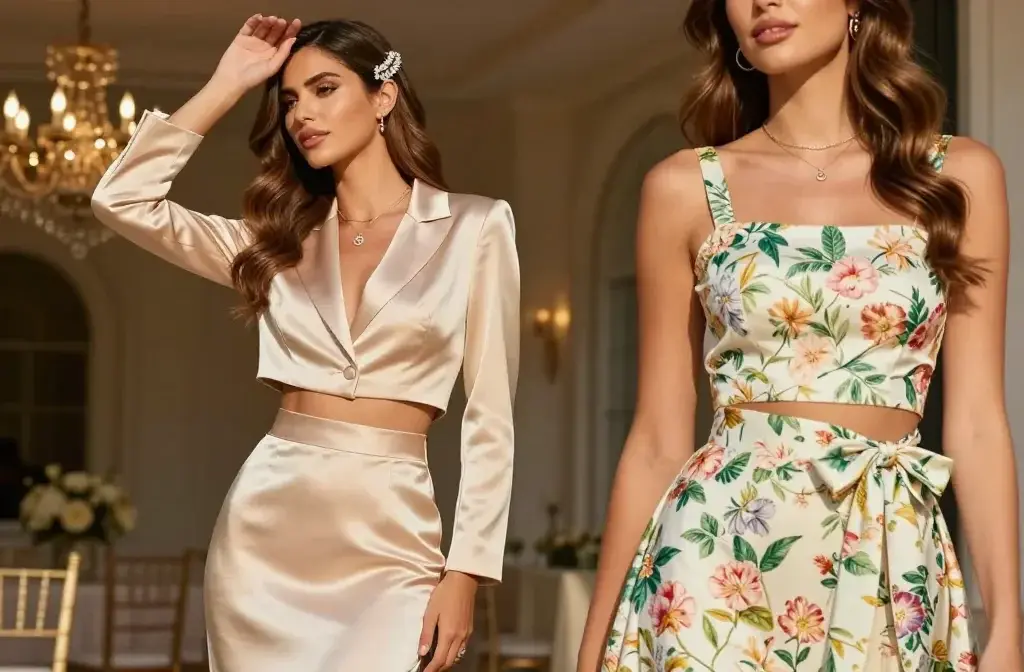 7 Two Piece Wedding Guest Outfit Ideas That Wow Guests