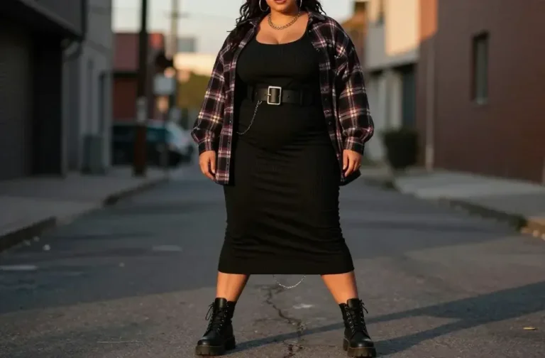 7 Curvy Grunge Outfits: Curve-Smart Edge