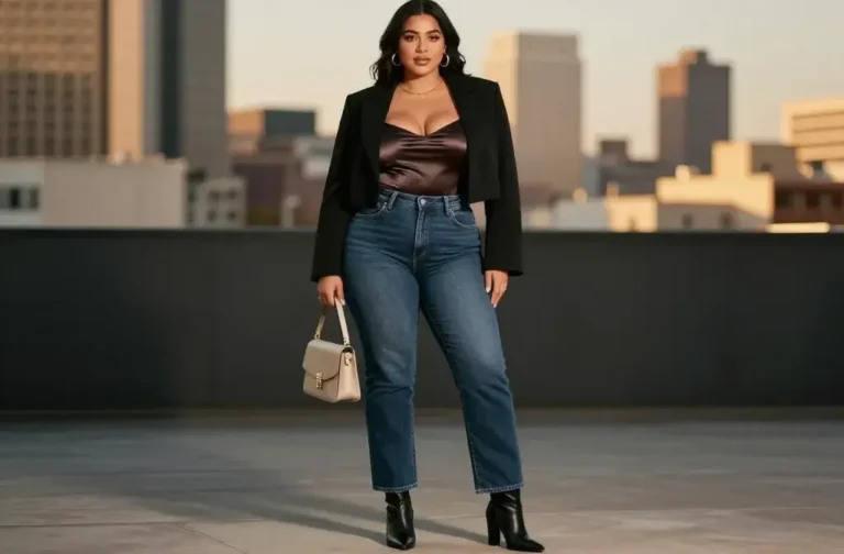 7 Body Goals Curvy Outfits with Jeans: Chic Every Day Looks