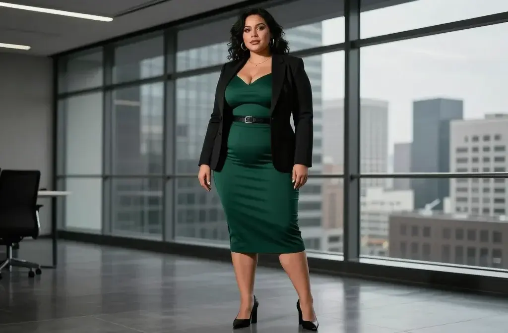 7 Curvy Professional Work Outfits That Wow