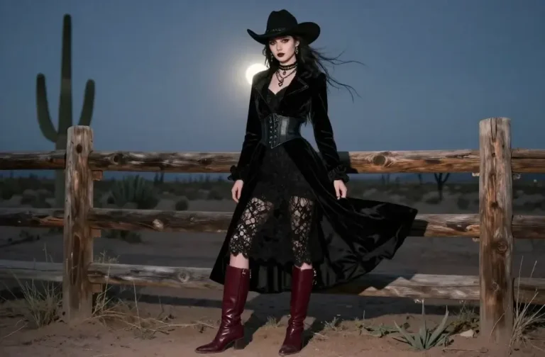7 Gothic Cowgirl Outfit Ideas: Dark Prairie Glam