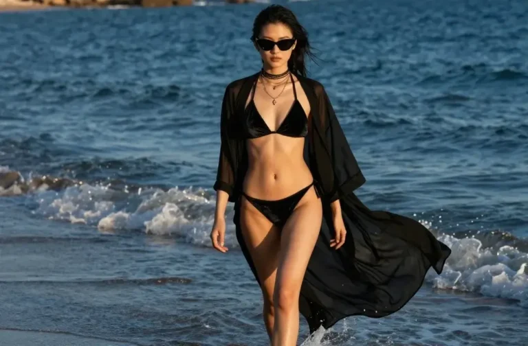 7 Goth Beach Outfit Ideas That Slay the Shore