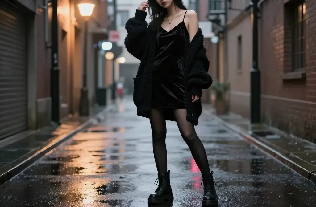 Cozy Dark: 7 Comfy Goth Outfits to Try Now