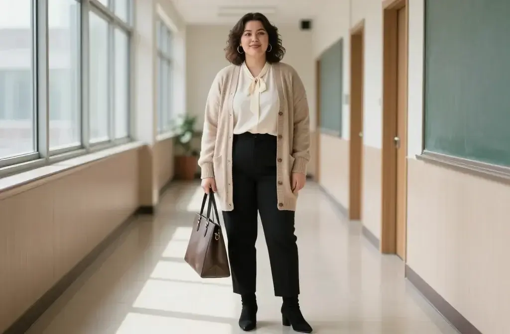 7 Teacher Outfits Plus Size for Confident Classroom Style
