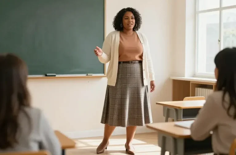 7 Elementary Plus Size Teacher Outfits That Wow in Class
