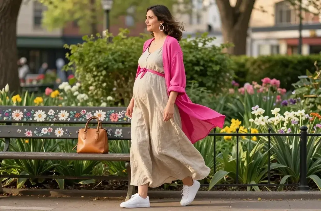 7 Pregnancy Outfits for Spring: Blooming Style Inspiration