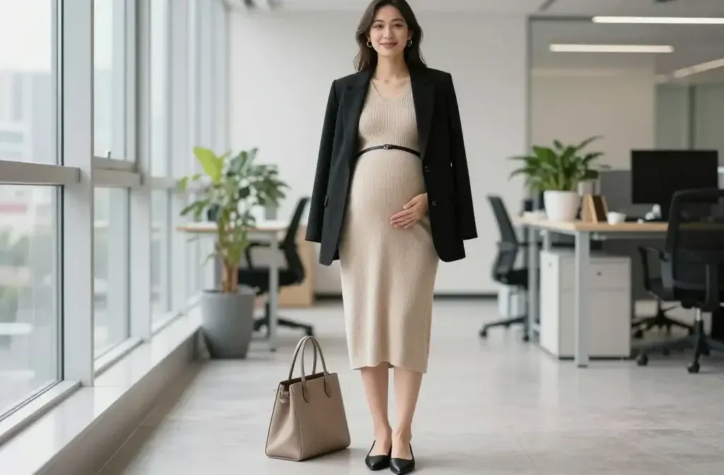 7 Office Maternity Outfits for Polished, Comfy Looks