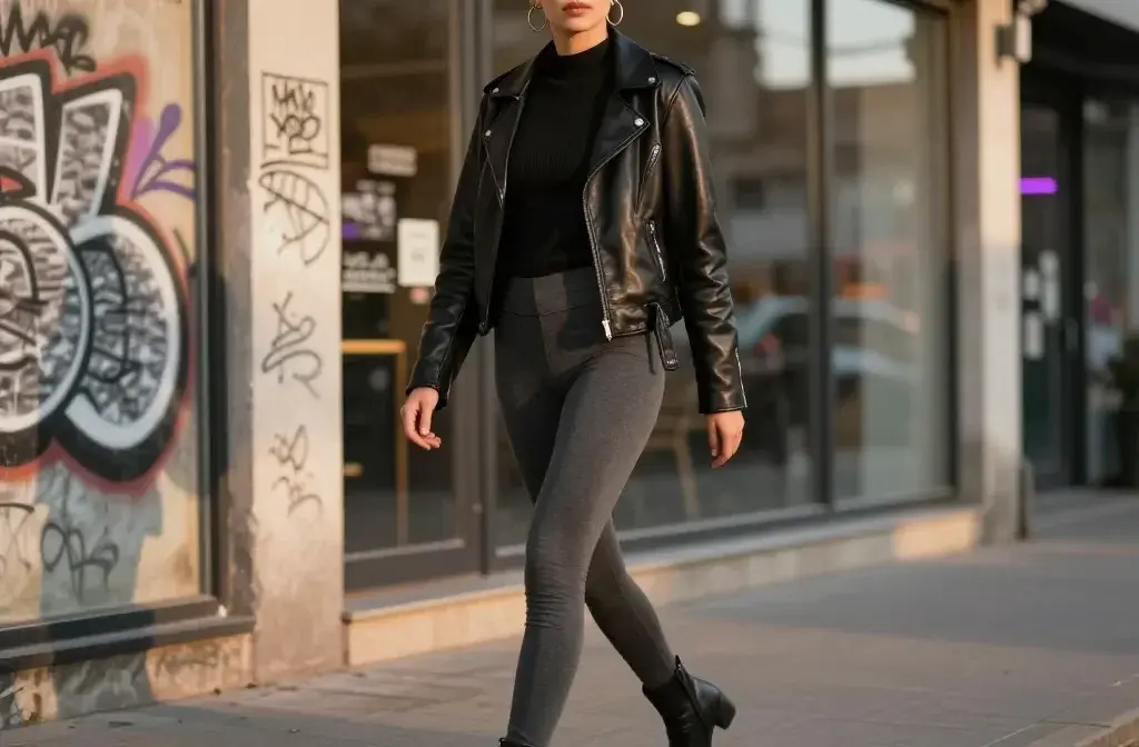 7 Baddie Grey Leggings Outfit Ideas You Need Now