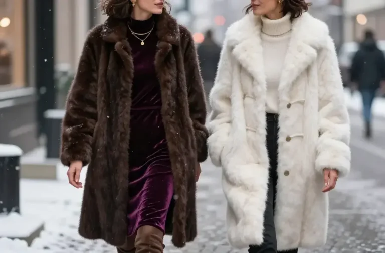 7 Baddie Fur Coat Outfit Ideas for Winter Glam
