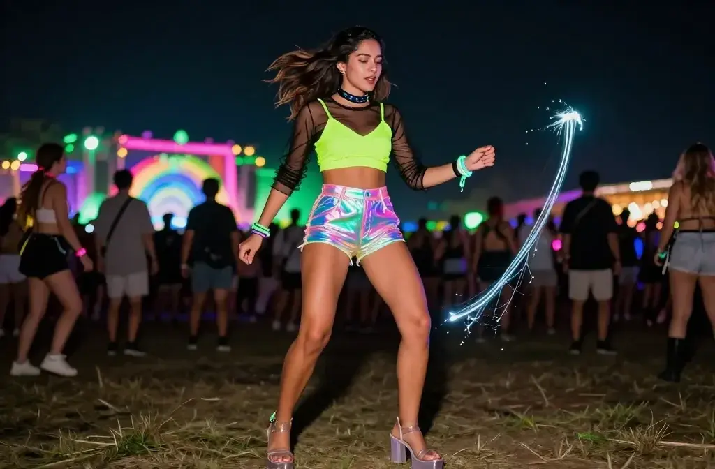 7 Rave Outfits Techno: Neon, Glow & Future Vibes