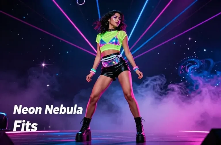 7 Beyond Wonderland Outfit Rave Ideas: Neon Nebula Fits