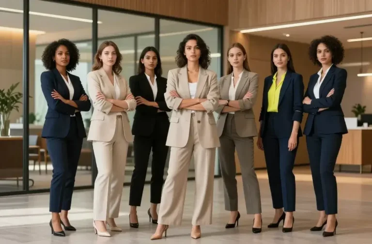 7 Business Women Aesthetic Outfits with Blazers and Trousers: Power Looks